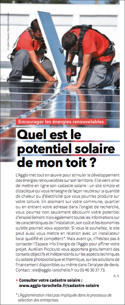article-agglo-la-rochelle-autoconsommation-solaire